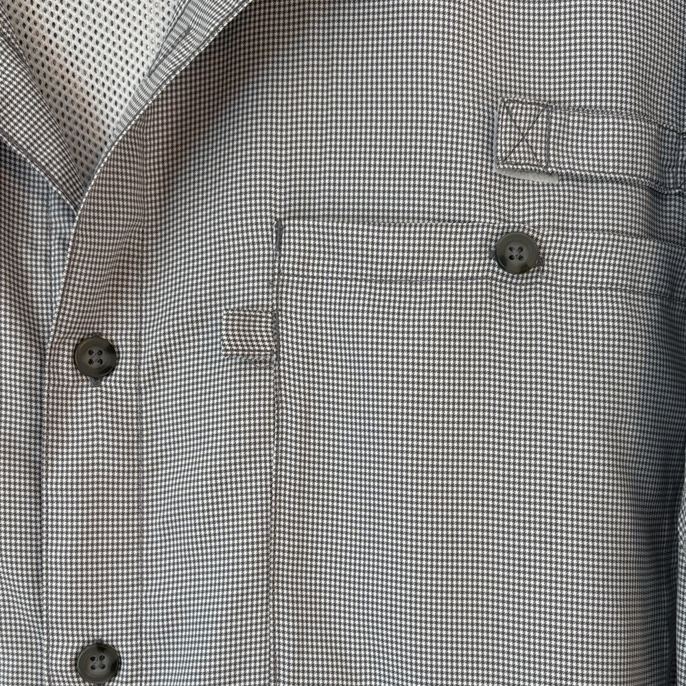 Rustic Ridge Gray Button-Up Performance Shirt - Picture 4 of 9